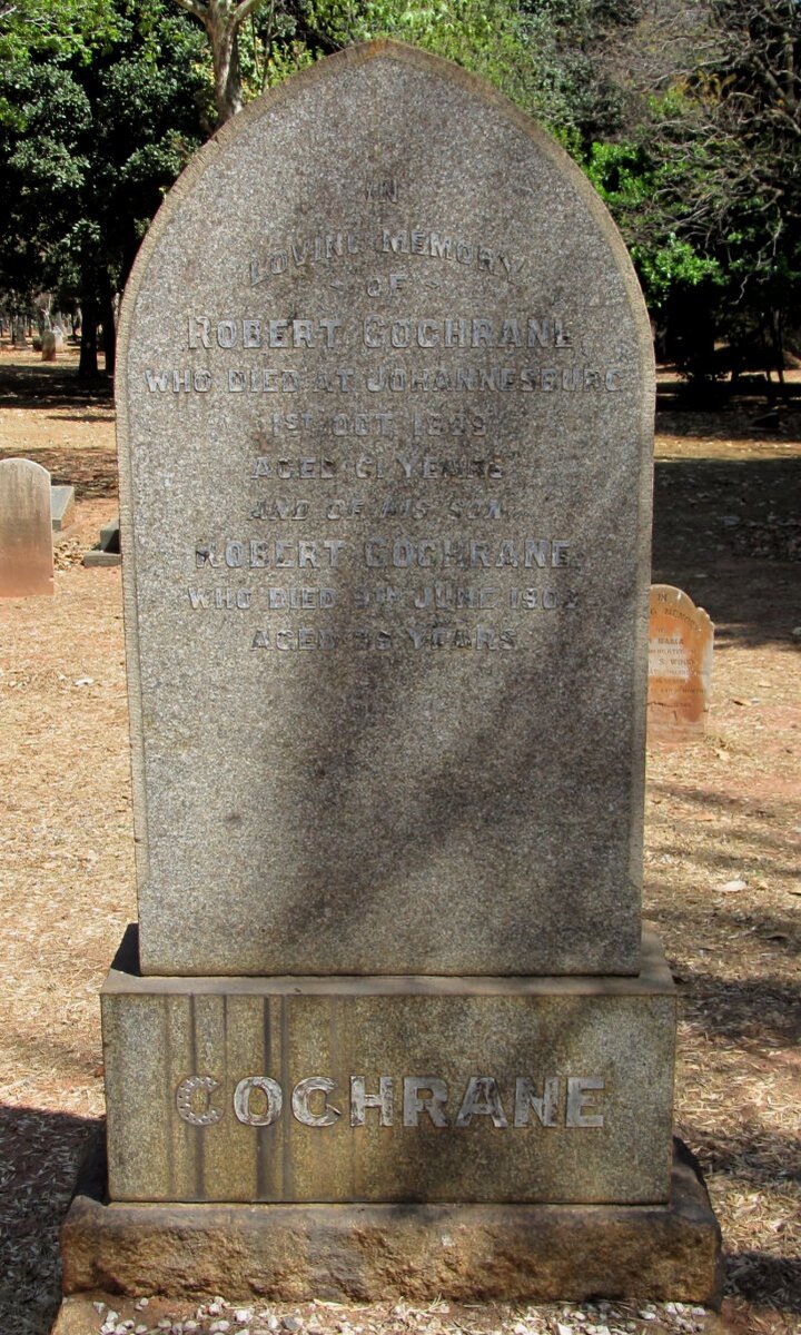 COCHRANE Robert -1889 :: COCHRANE Robert -1902