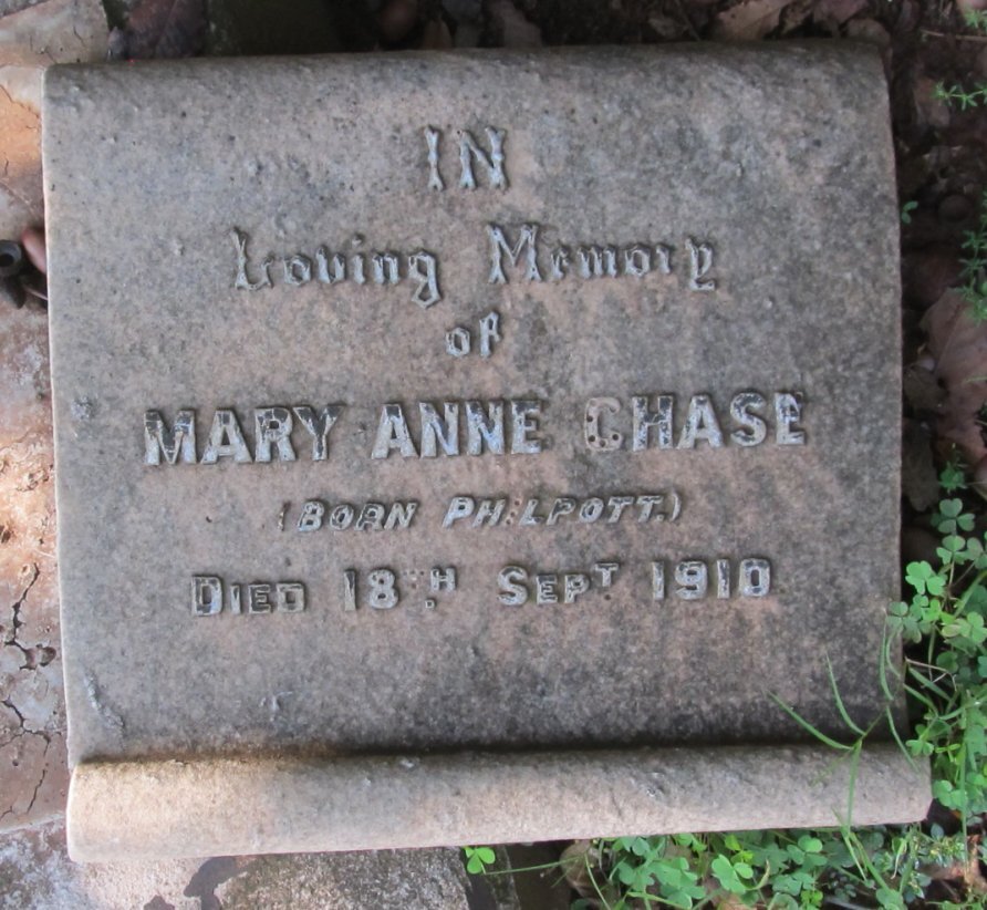 CHASE Mary Anne nee PHILPOTT -1910