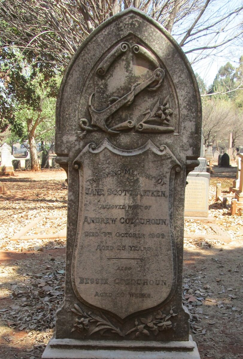 COLQUHOUN Jane Scott Aitken -1909 :: COLQUHOUN Bessie