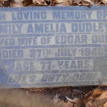 DUDLEY Emily Amelia -1948