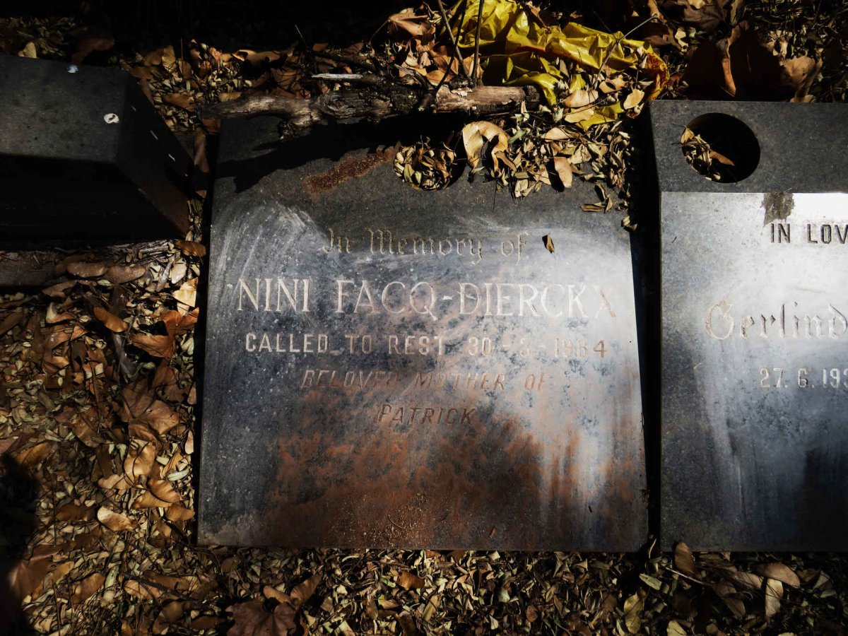 DIERCKX Nini, FACQ -1984