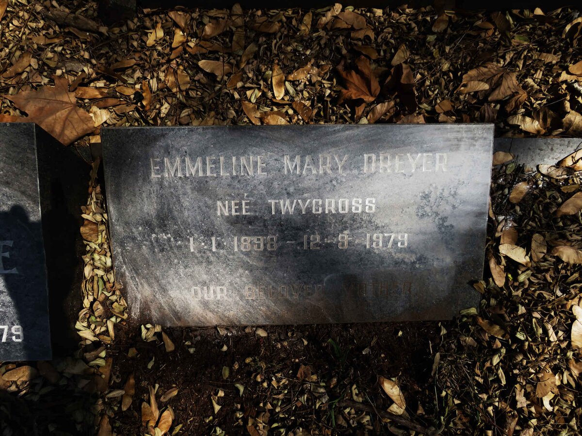 DREYER Emmeline Mary nee TWYCROSS 1898-1979