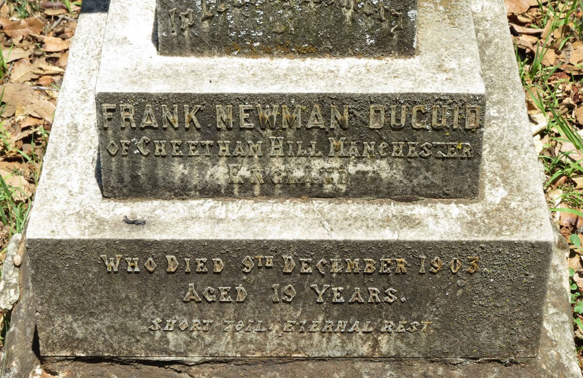 DUGUID Frank Newman -1903