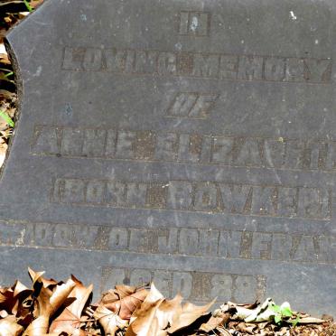 FRANK Annie Elizabeth nee BOWKER