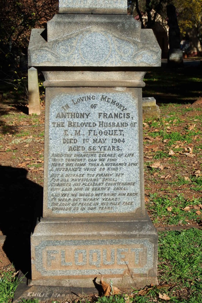 FLOQUET Anthony Francis -1904