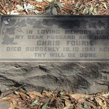 FOURIE Chris -1941