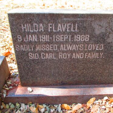 FLAVELL Hilda 1911-1986