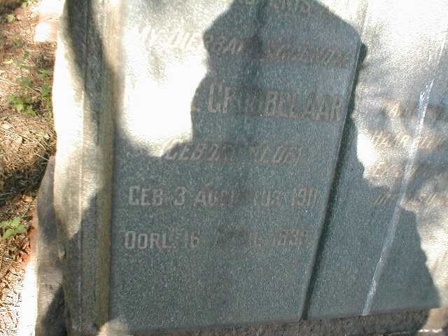 GROBBELAAR ? nee ? 1911-1938