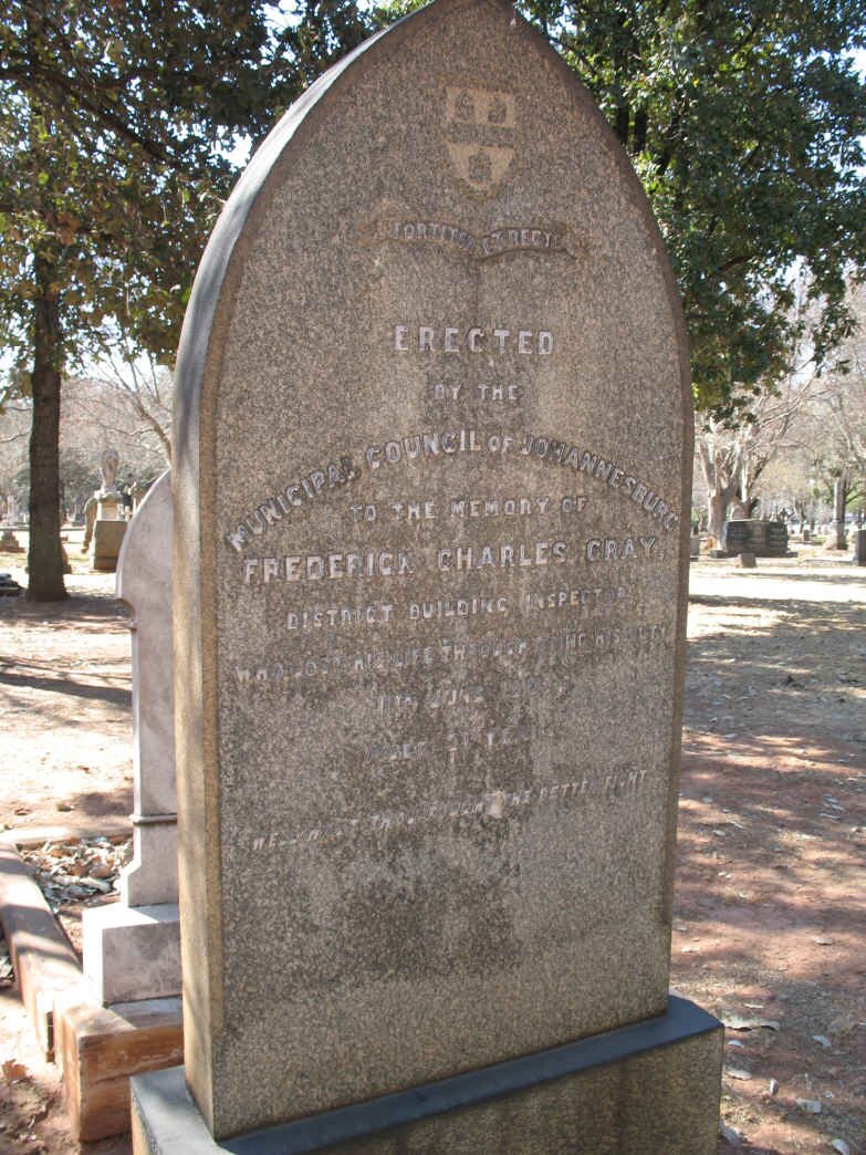 GRAY Frederick Charles -1909