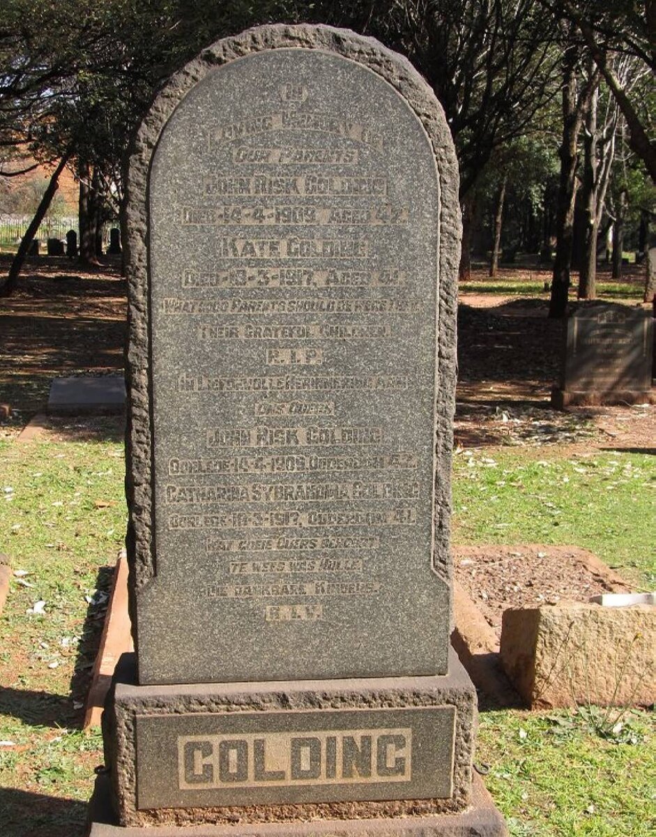 GOLDING John Risk -1905 &amp; Kate -1917