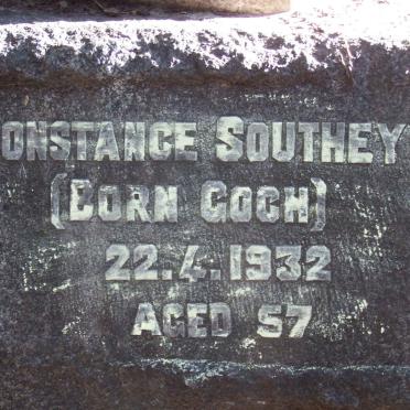 SOUTHEY Constance nee GOCH -1932