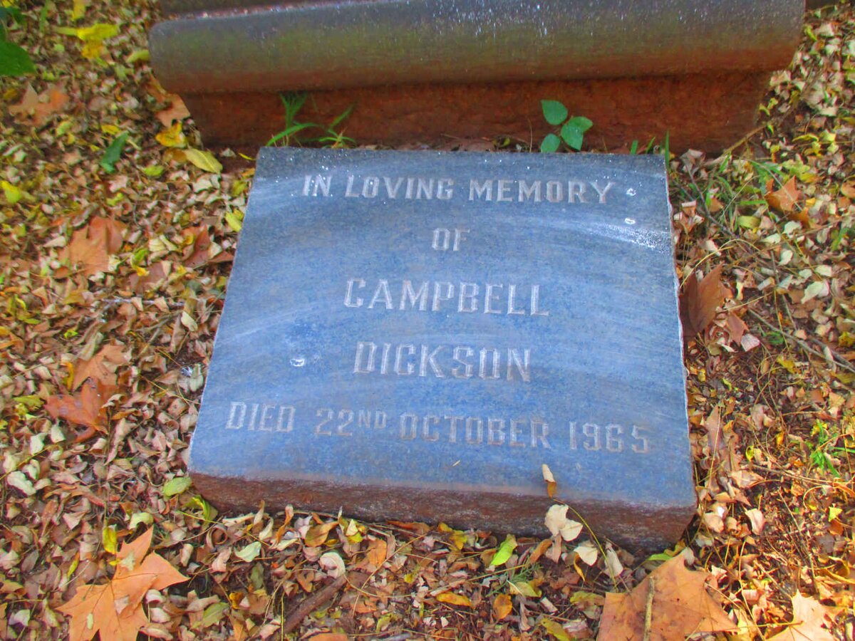 DICKSON Campbell -1965