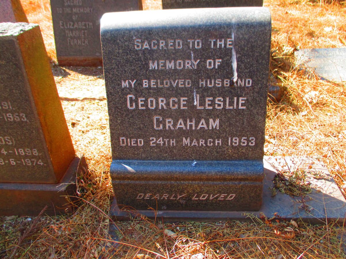 GRAHAM George Leslie -1953