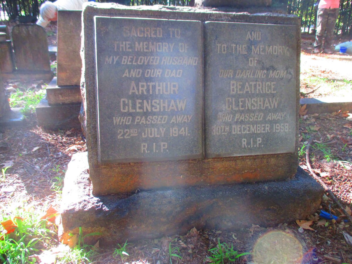 GLENSHAW Arthur -1941 & Beatrice -1958
