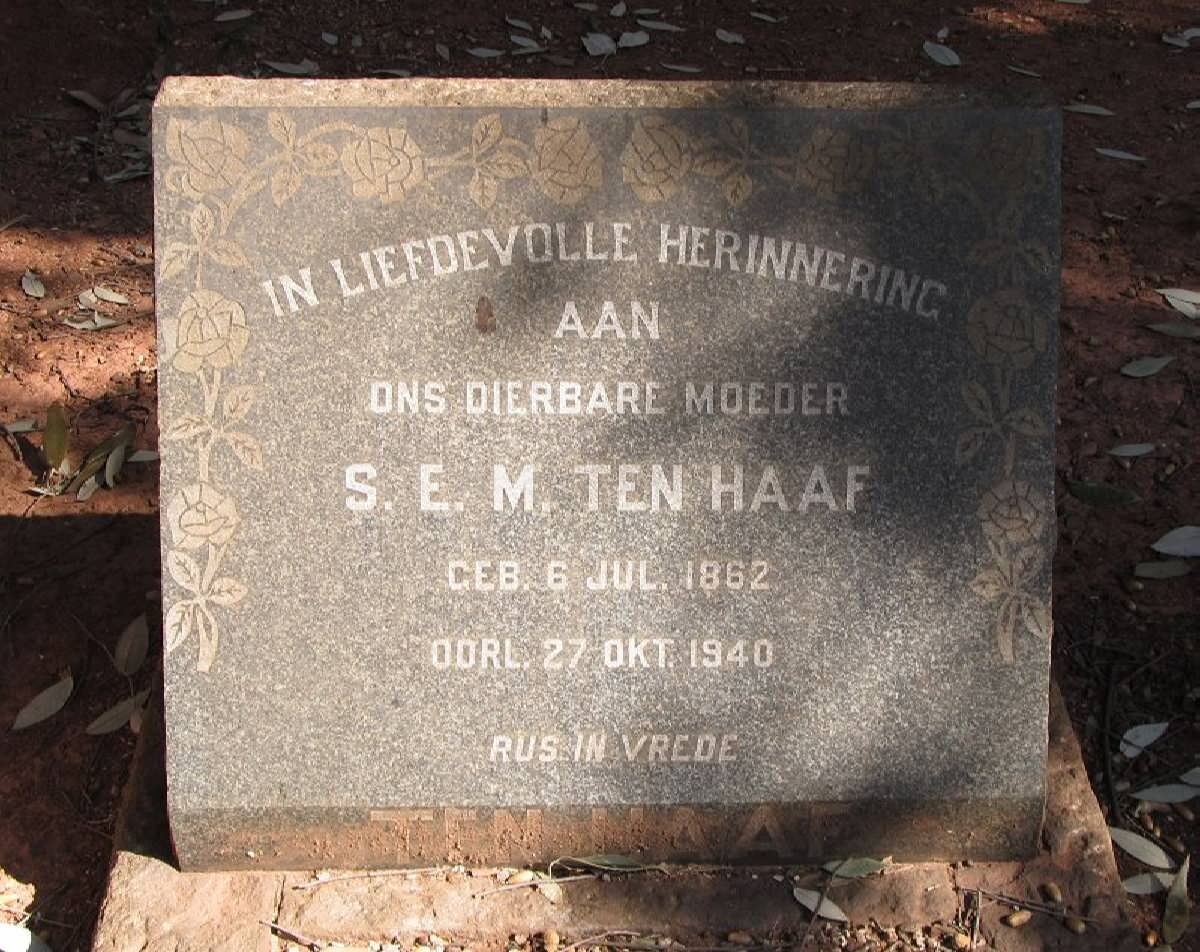 HAAF S.E.M., ten 1862-1940