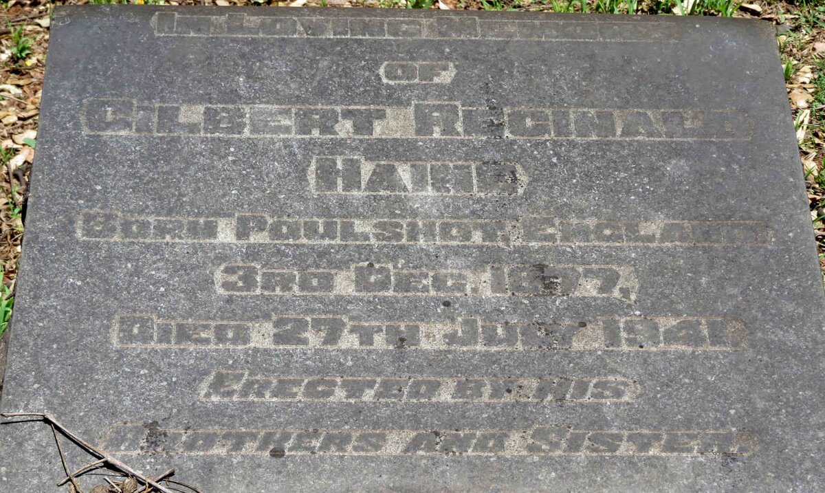 HAINE Gilbert Reginald 1877-1941