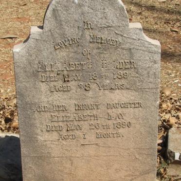 HORDER Elizabeth -1890 :: HORDER Elizabeth May -1890