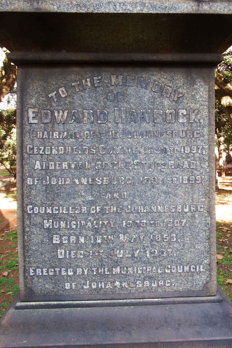 HANCOCK Edward 1853-1907