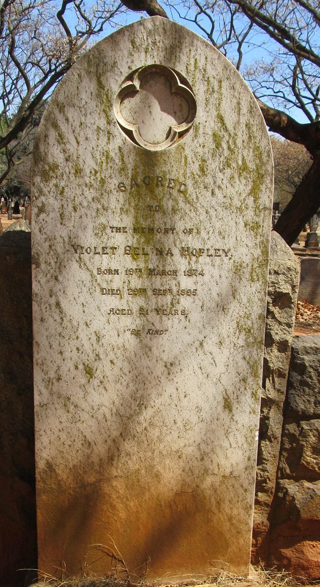 HOPLEY Violet Selina 1874-1895