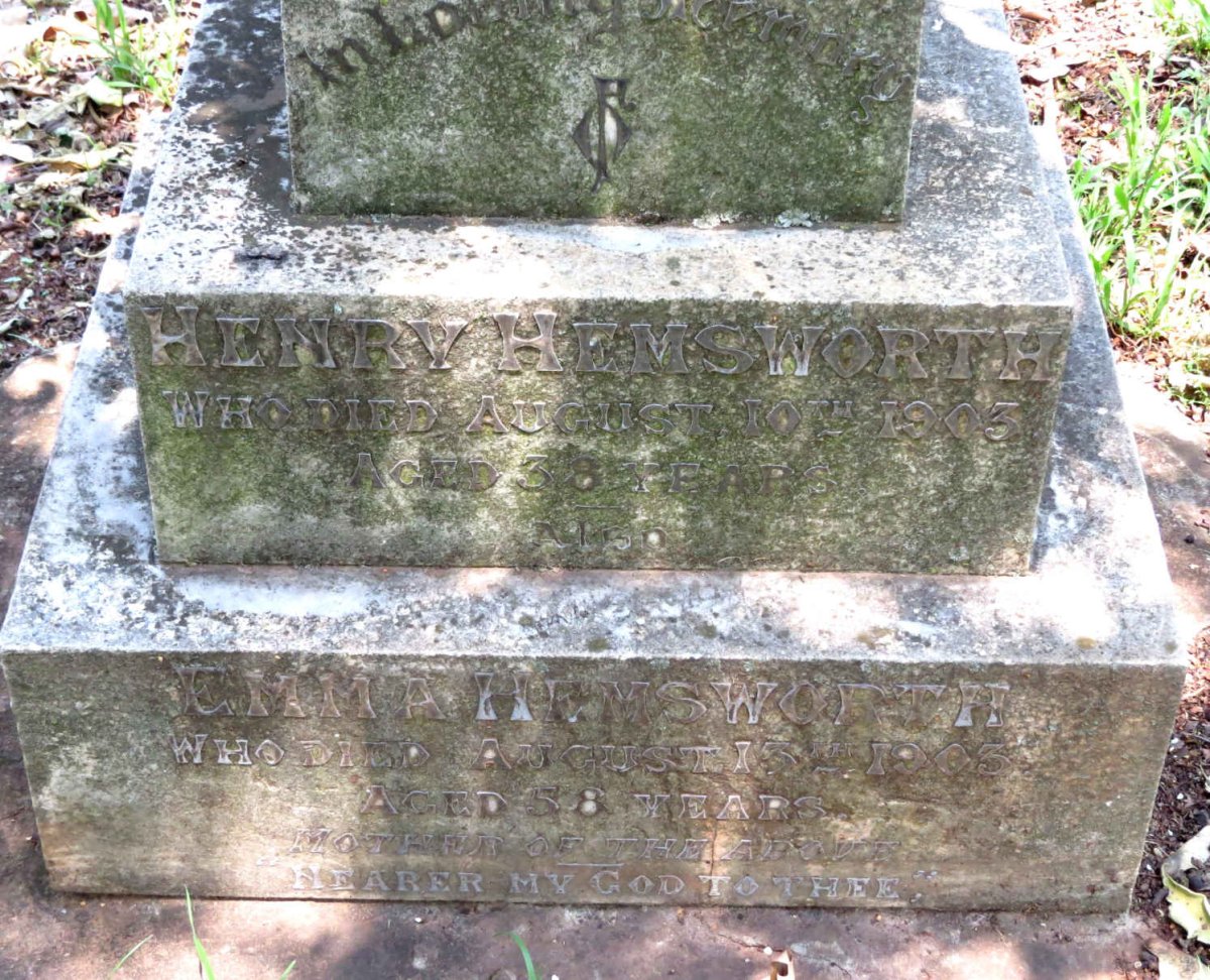 HEMSWORTH Emma -1903 :: HEMSWORTH Henry -1903