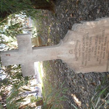 HOCKING William -1898 &amp; Caroline -1903