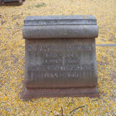 HOERNLÉ R.F. Alfred 1880-1943 &amp; Agnes Winifred 1885-1960