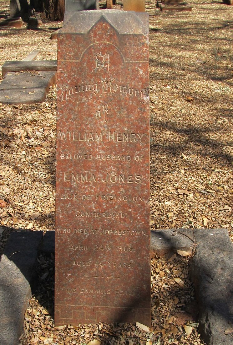 JONES William Henry -1905