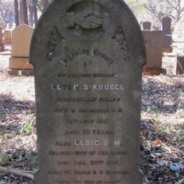 KRUGEL Peter S. -1910 &amp; Elsie S.M. -1913