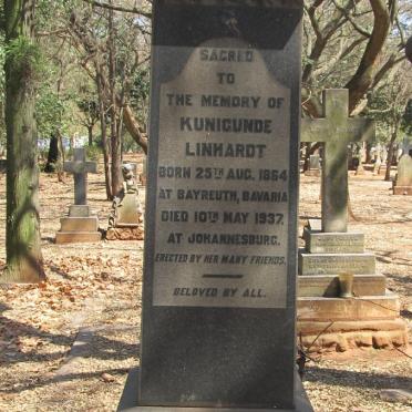 LINHARDT Lunigunde 1864-1937