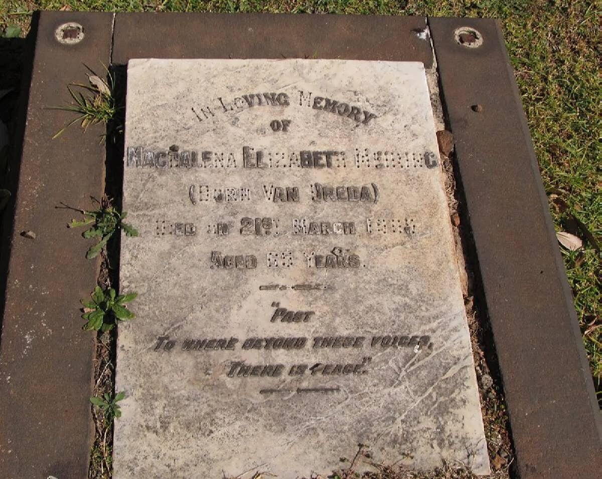 MEIRING Magdalena Elizabeth nee VAN BREDA -19??