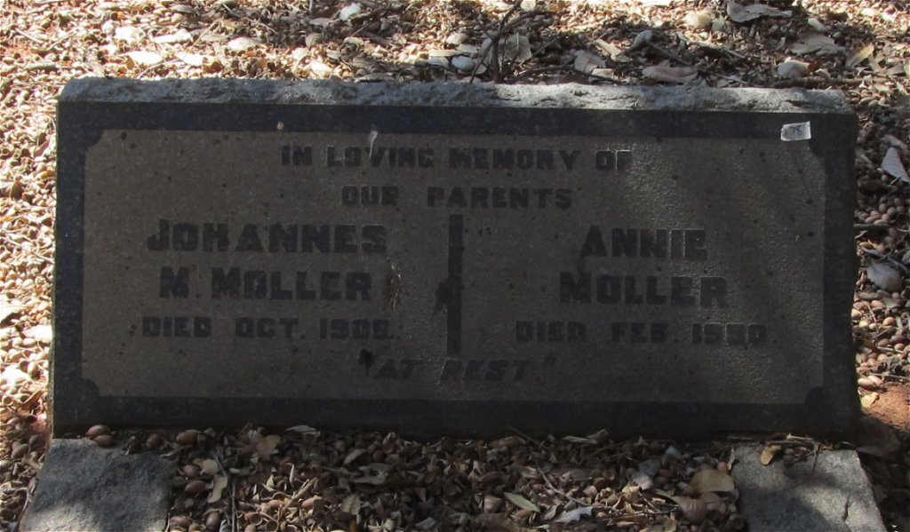 MOLLER Johannes M. -1906 &amp; Annie -1950