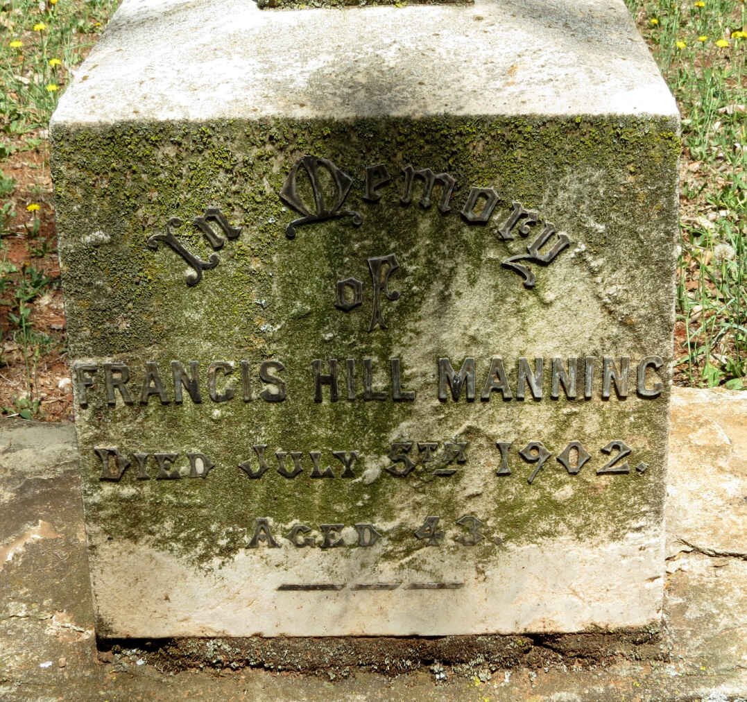 MANNING Francis Hill -1902