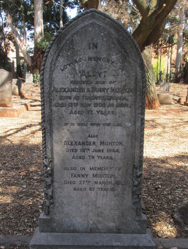 MORTON Alexander -1944 &amp; Fanny -1948 :: MORTON Ally -1906