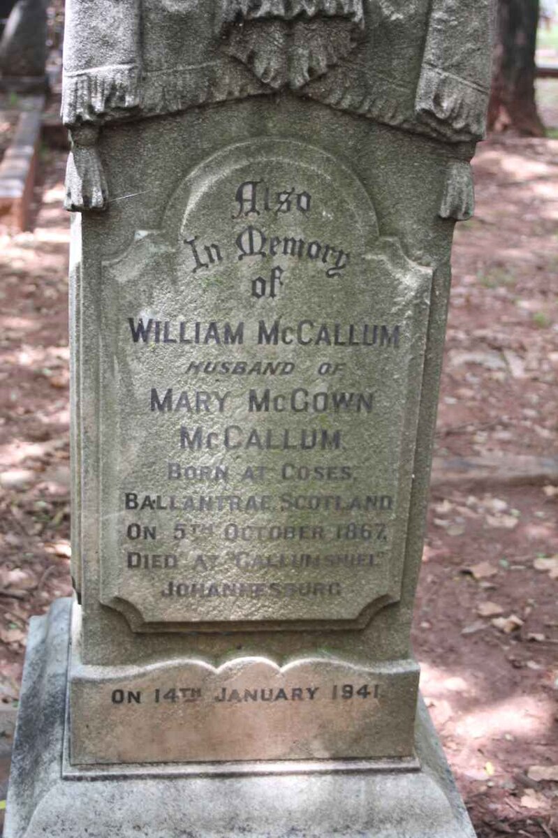 McCALLUM William 1867-1941 & sons _1