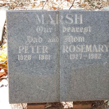 MARSH Peter 1928-1981 & Rosemary 1927-1982