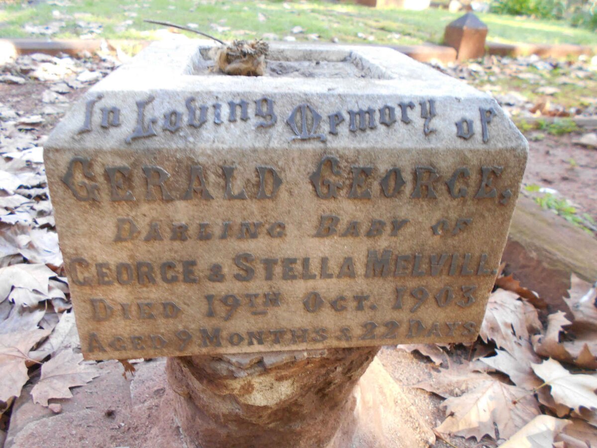 MELVILL Gerald George -1903