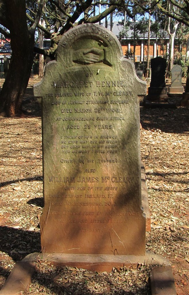 McCLEARY Margaret Rennie -1906 :: McCLEARY William James 190?-1931