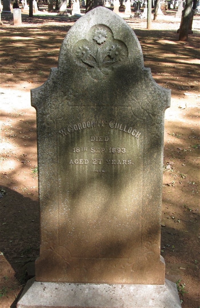 MCCULLOCH W. Gordon -1893