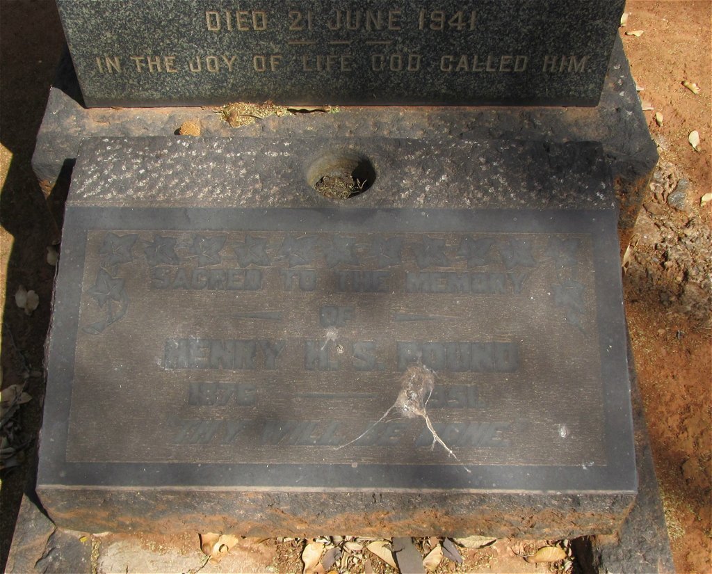 POUND Henry H.S. 1876-1951