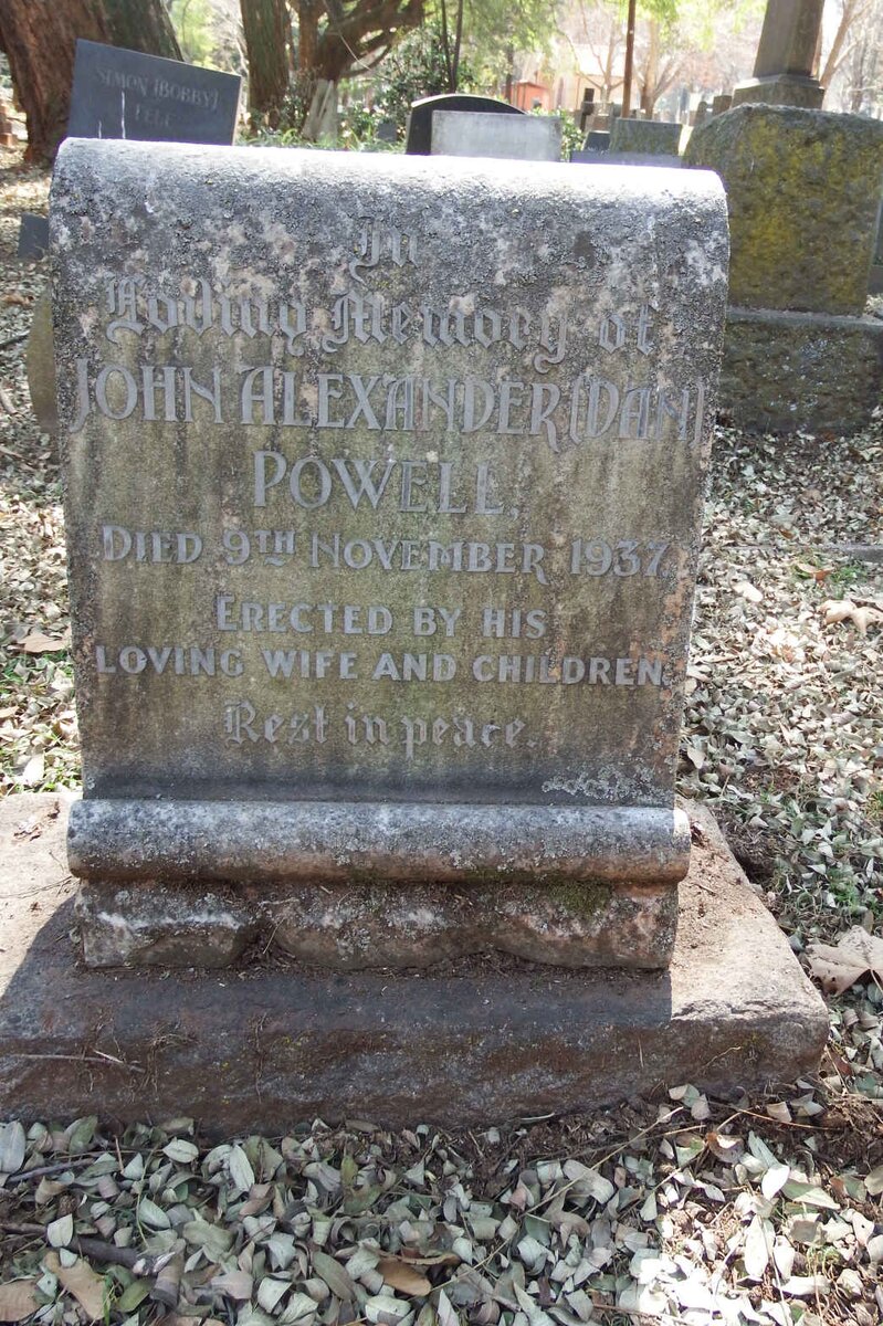 POWELL John Alexander -1937