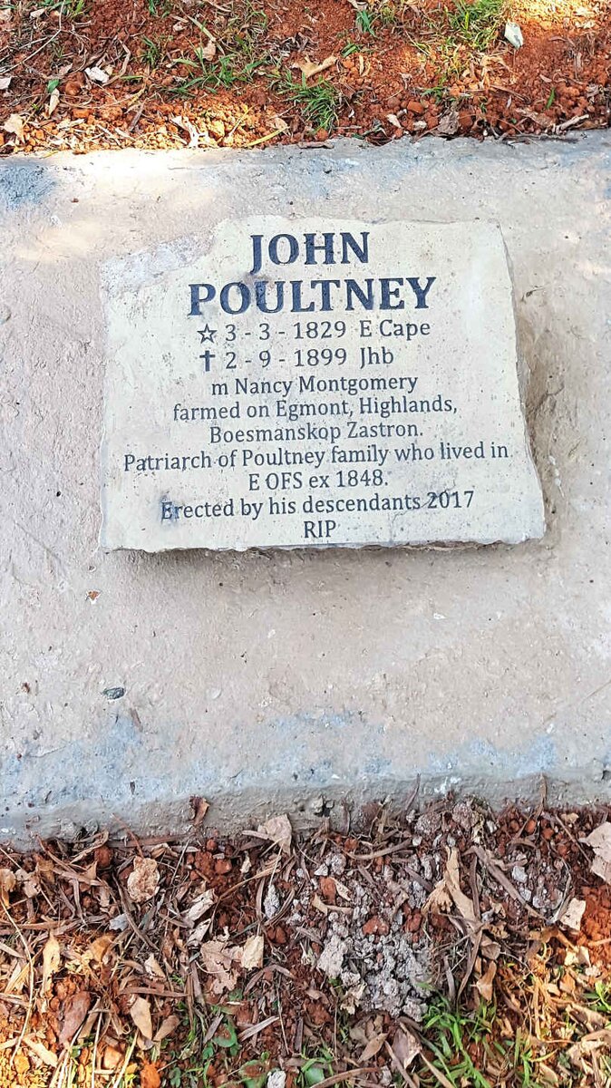 POULTNEY John 1829-1899