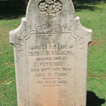 PETERSEN Hermine Rudolph -1892