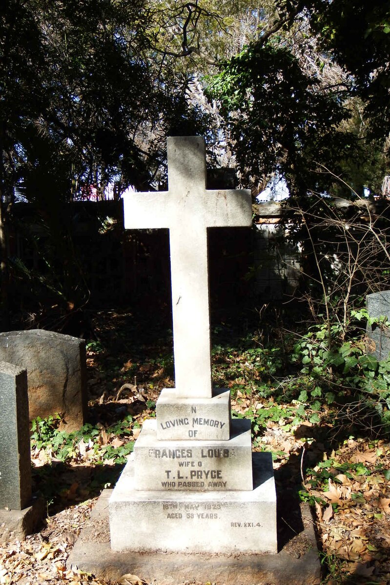 PRYCE Francis Louisa -1923