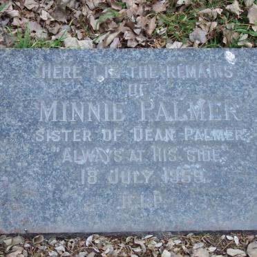 PALMER William A. -1953 :: PALMER Minnie -1959 _3