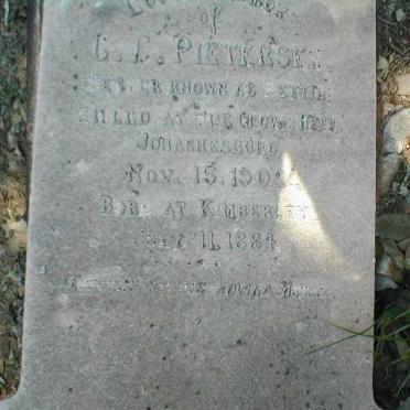 PIETERSEN C.C. 1884-1902