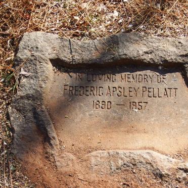 PELLATT Frederic Apsley 1890-1957