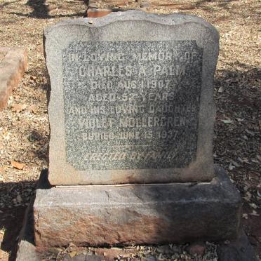 PALM Charles A. -1907 :: MOLLERGREN Violet nee PALM -1937