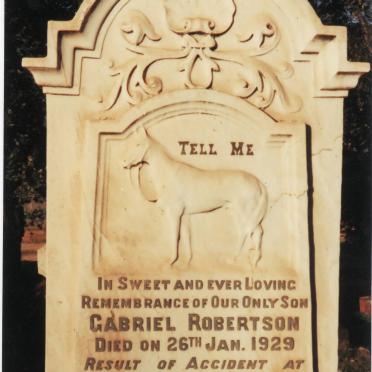 ROBERTSON Gabriel -1929