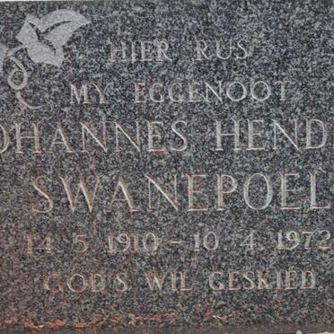 SWANEPOEL Johannes Hendrik 1910-1972