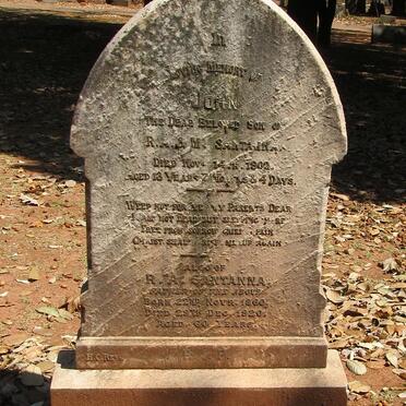 SANTANNA R.A. 1860-1920 :: SANTANNA John -1902